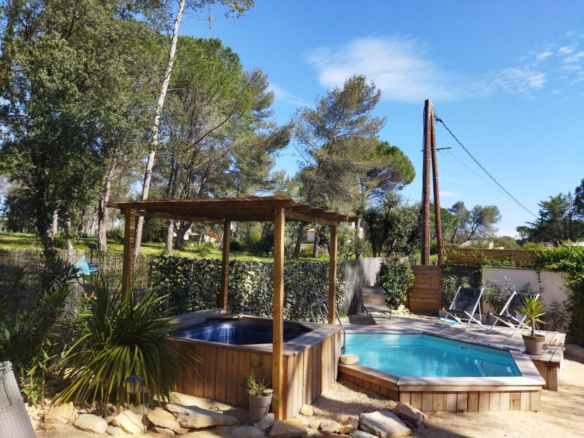 Maison 5 Personnes En Garrigue - Piscine-Spa Prive Langlade Экстерьер фото
